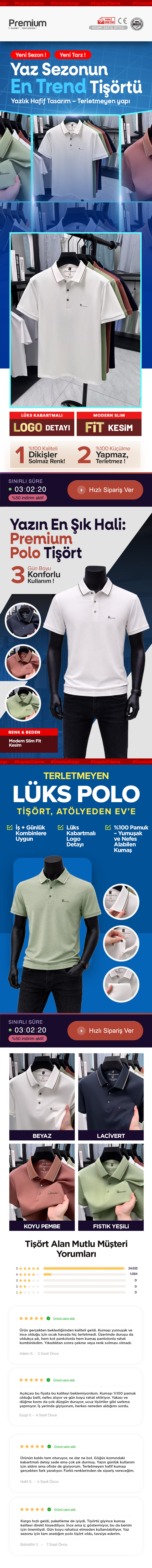 Polo Yaka Tişört